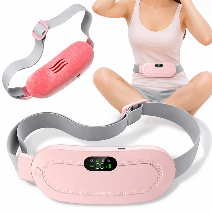 Masajeador Abdominal Recargable para Cólicos: Alivio Efectivo y Portátil
